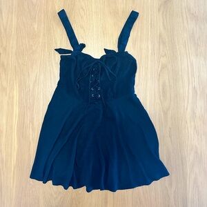 Free People Sleeveless Mini Dress Size XS Black